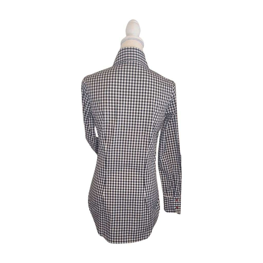 Core Collection Black and Cream Gingham Women's Western Shirt