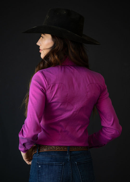 Stretch Taffeta-Beauty Purple